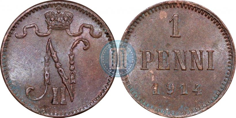 Picture 1 penni 1914 year  