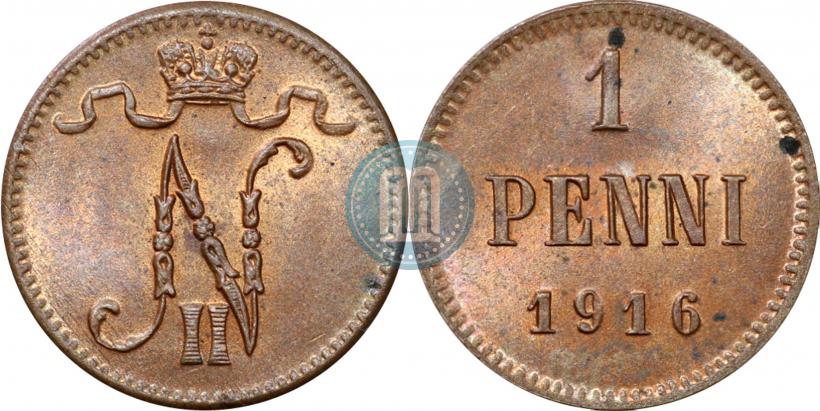Picture 1 penni 1916 year  