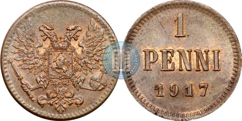 Picture 1 penni 1917 year  
