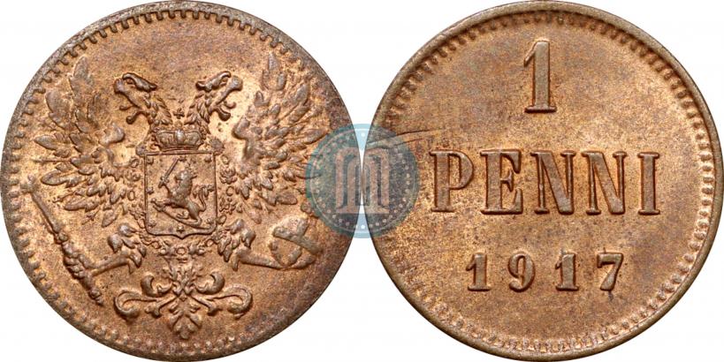 Picture 1 penni 1917 year  