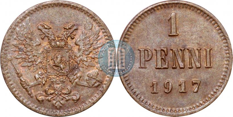 Picture 1 penni 1917 year  
