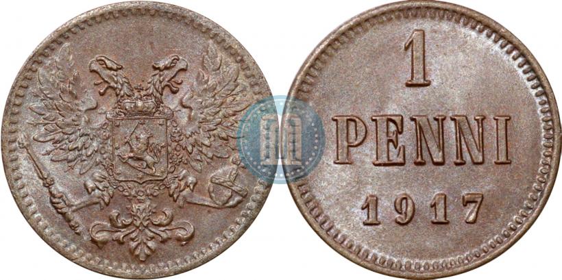 Picture 1 penni 1917 year  