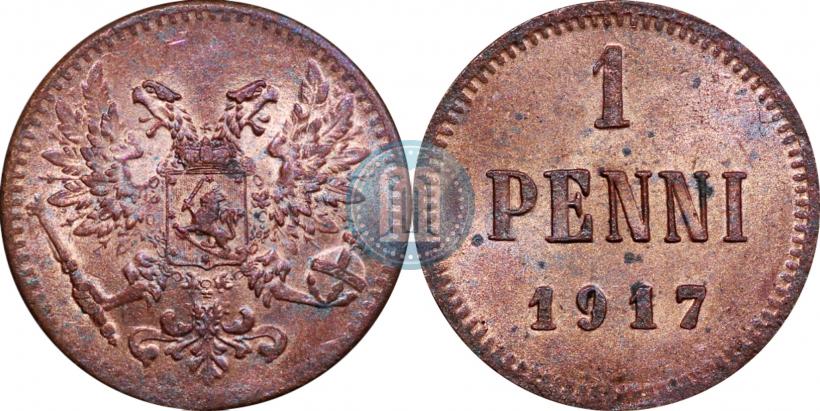 Picture 1 penni 1917 year  