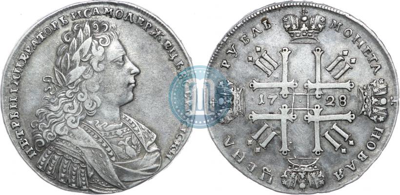 Picture 1 rouble 1728 year  "Type of 1728"