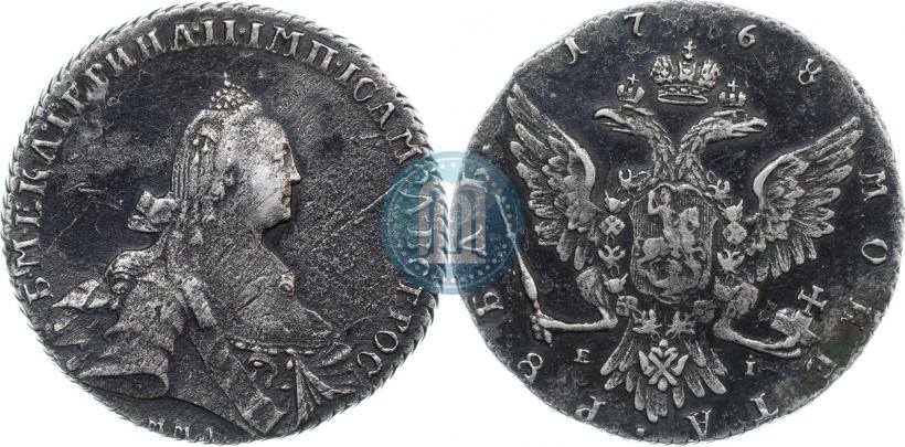 Picture 1 rouble 1768 year ММД-EI 