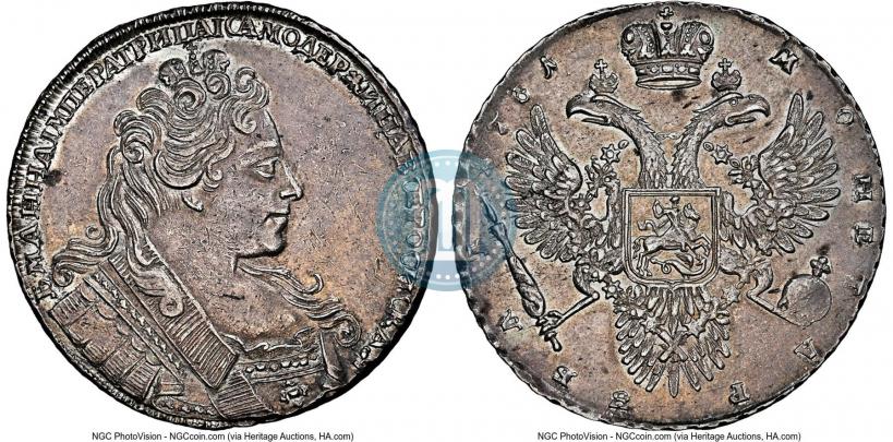 Picture 1 rouble 1731 year  