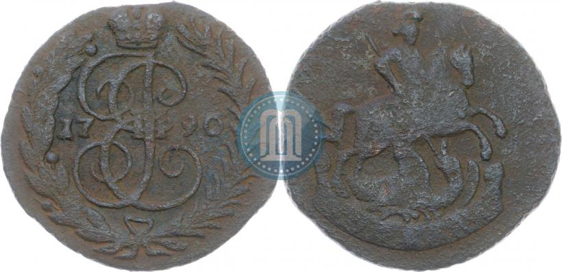 Picture 1 kopeck 1795 year  