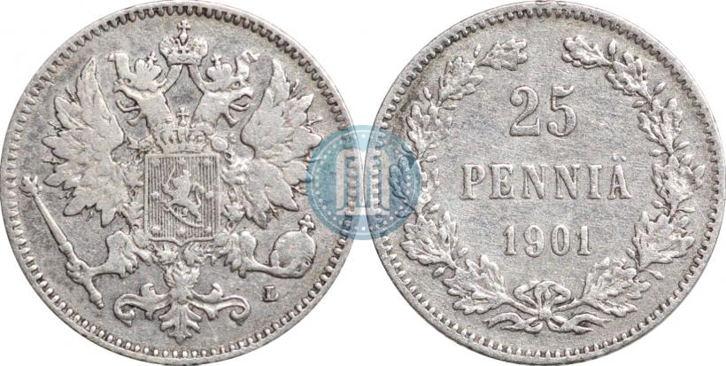 Фото 25 пенни 1901 года L 