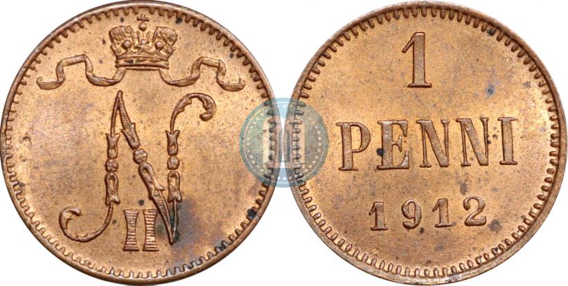 Picture 1 penni 1912 year  
