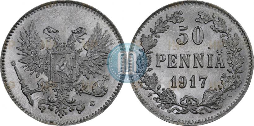 Picture 50 pennia 1917 year S 