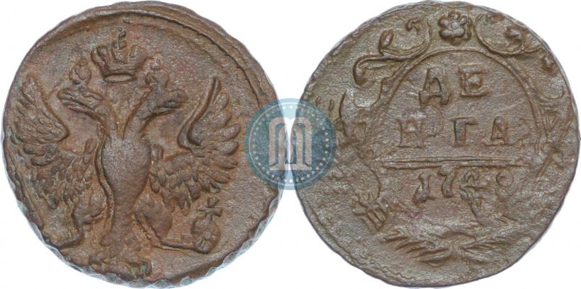 Фото Денга 1748 года  
