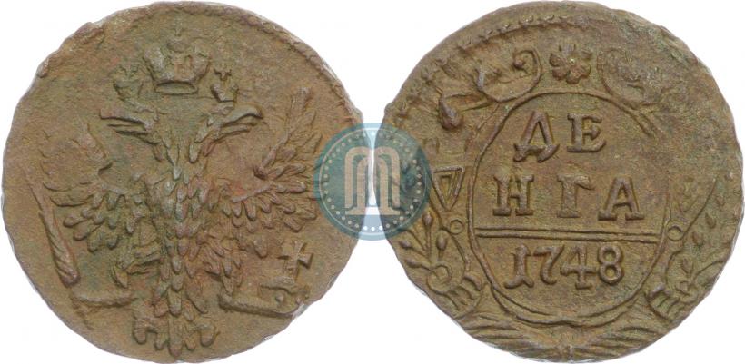 Фото Денга 1748 года  