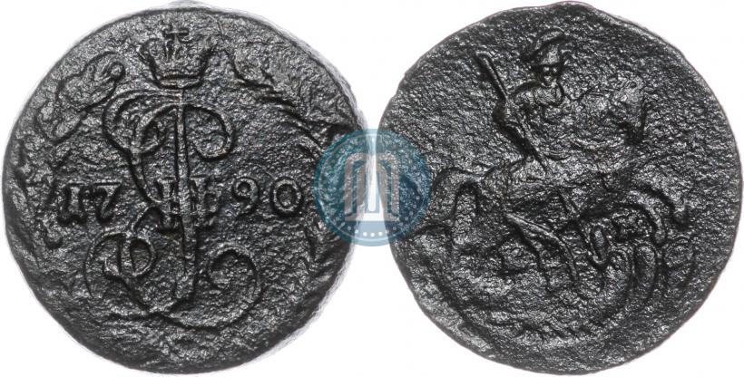 Фото Полушка 1790 года КМ 