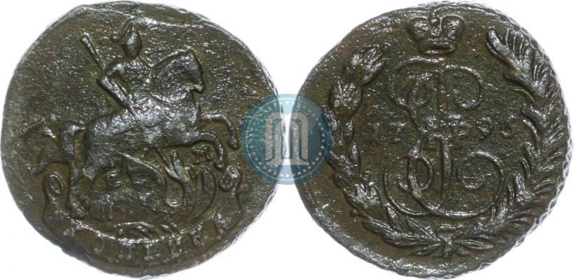 Фото 1 копейка 1796 года ЕМ 