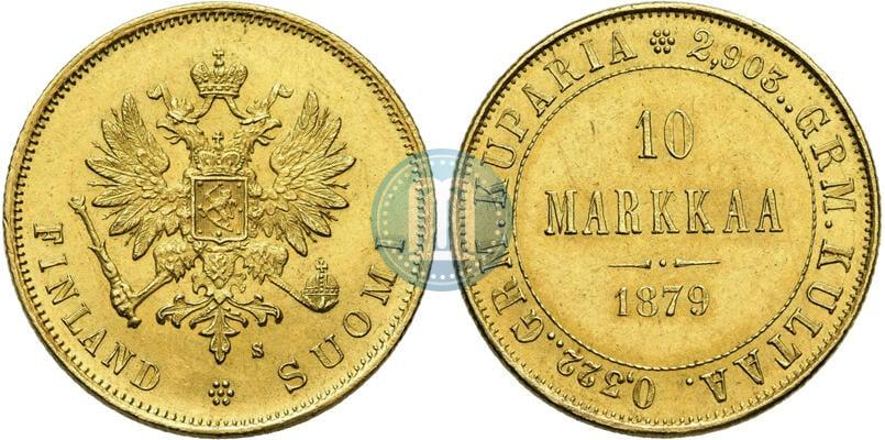 Picture 10 markkaa 1879 year S 