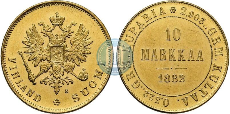 Фото 10 марок 1882 года S 