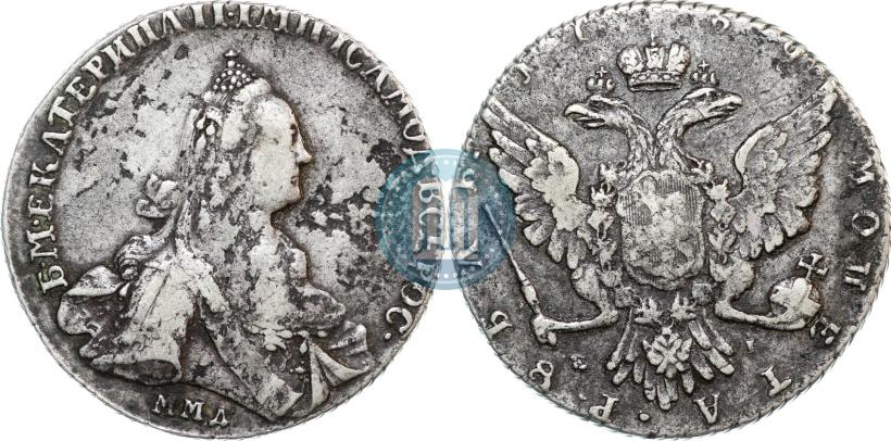 Фото 1 рубль 1769 года ММД-EI 
