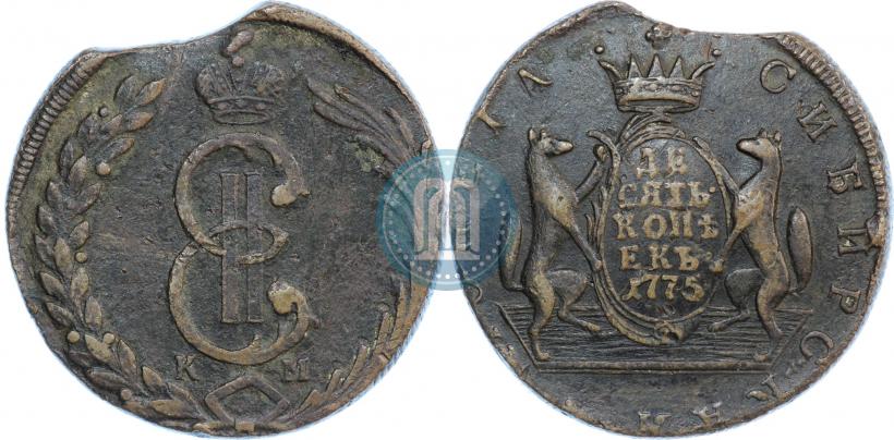 Picture 10 kopecks 1775 year КМ 