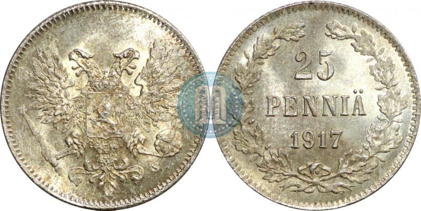 Фото 25 пенни 1917 года S 
