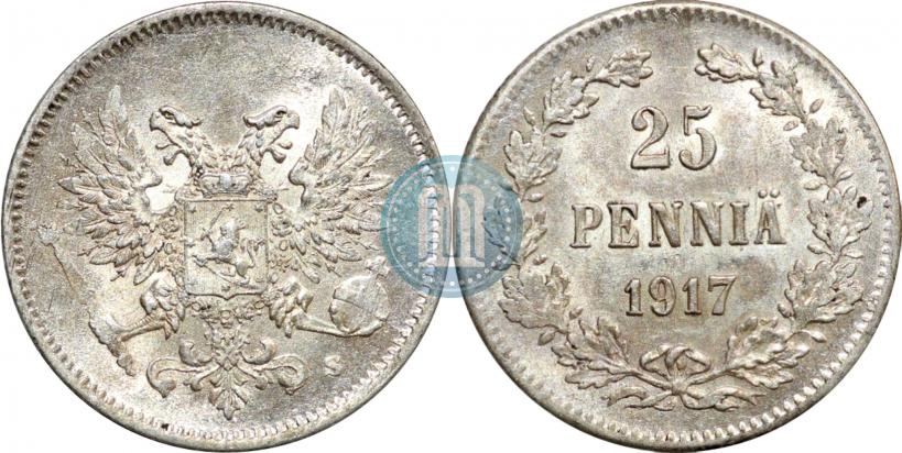 Фото 25 пенни 1917 года S 