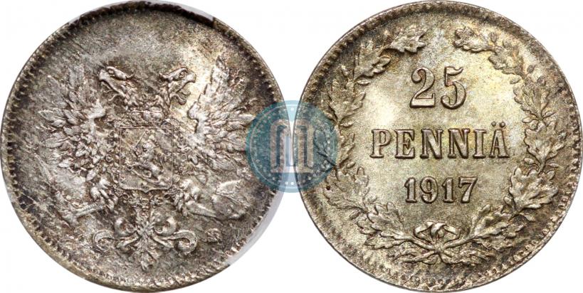 Фото 25 пенни 1917 года S 