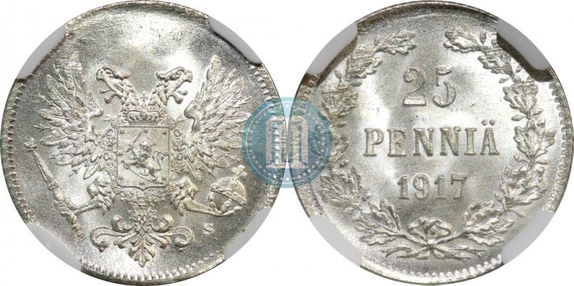 Фото 25 пенни 1917 года S 