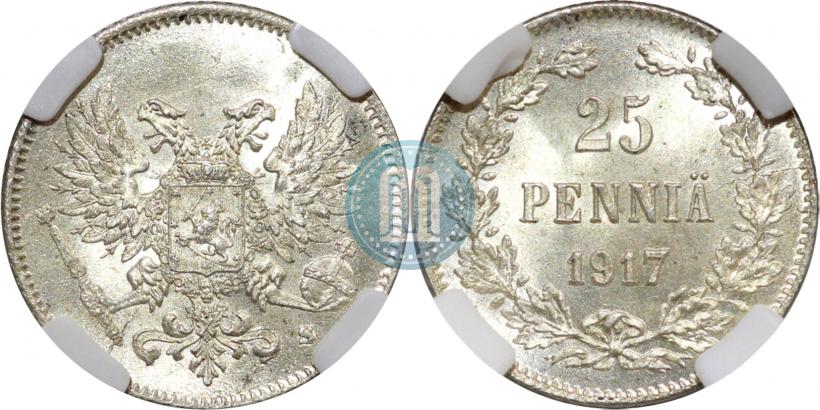 Фото 25 пенни 1917 года S 