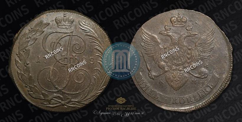 Picture 5 kopecks 1788 year КМ 