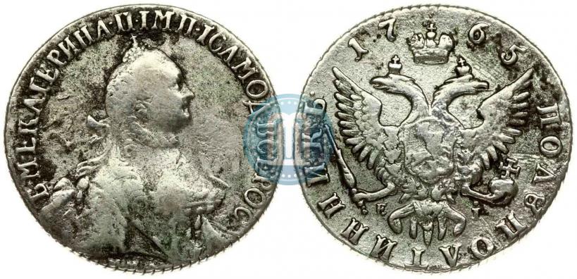 Фото Полуполтинник 1765 года ММД-EI-Т.I. 