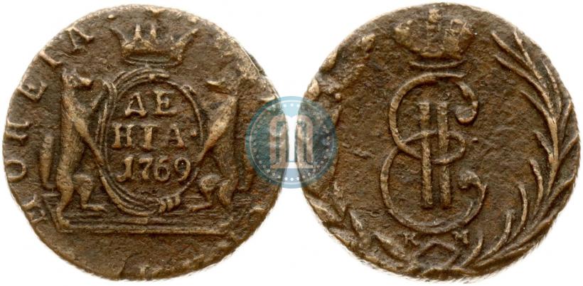 Фото Денга 1769 года КМ 