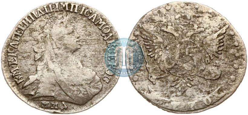 Picture 15 kopecks 1770 year ММД 