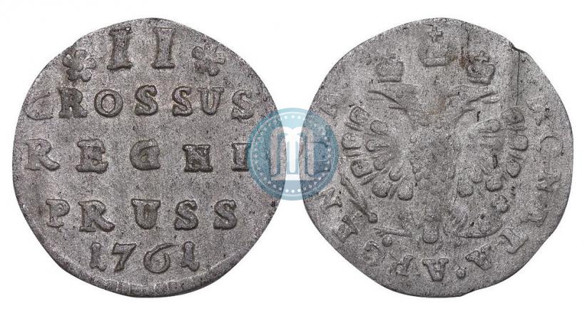 Picture 2 grosze 1761 year  