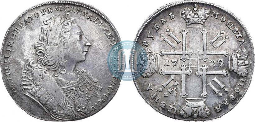 Picture 1 rouble 1729 year  "Type of 1729"
