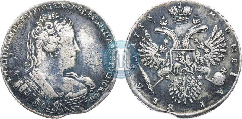 Picture 1 rouble 1733 year  