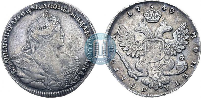 Picture Poltina 1740 year  "Moscow type"