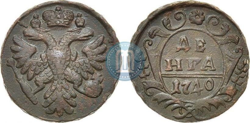 Фото Денга 1740 года  