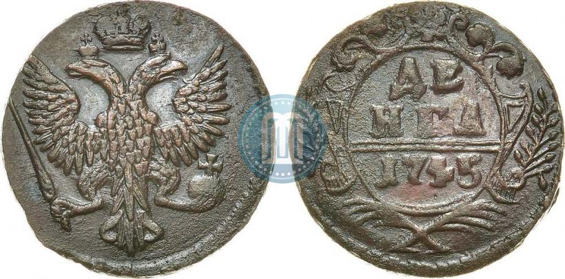 Фото Денга 1745 года  