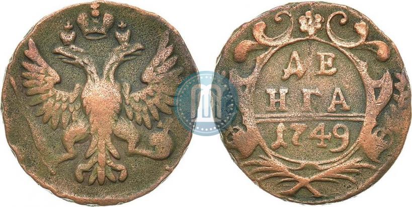 Фото Денга 1749 года  
