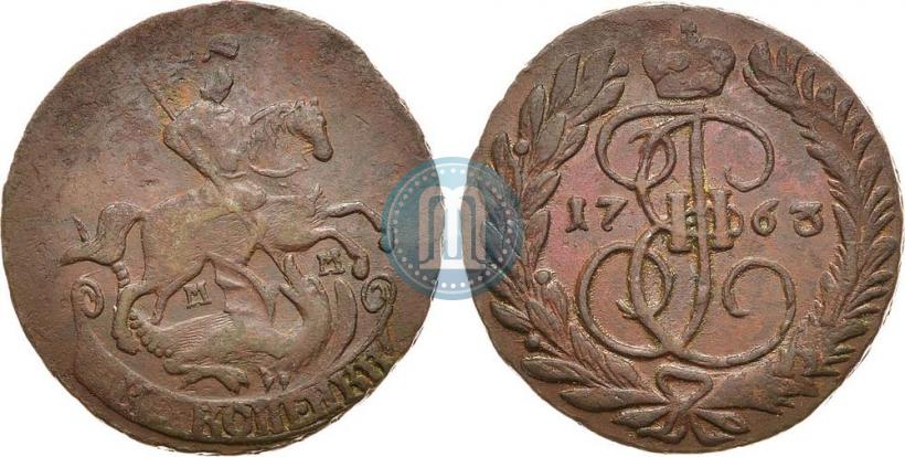 Picture 2 kopecks 1763 year ММ 