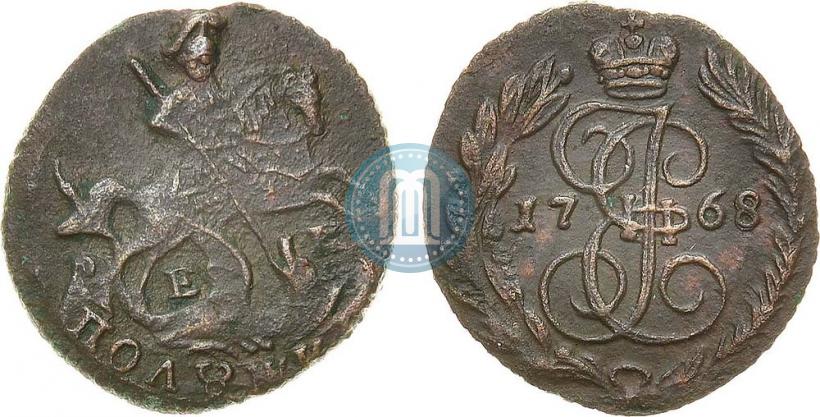 Фото Полушка 1768 года ЕМ 