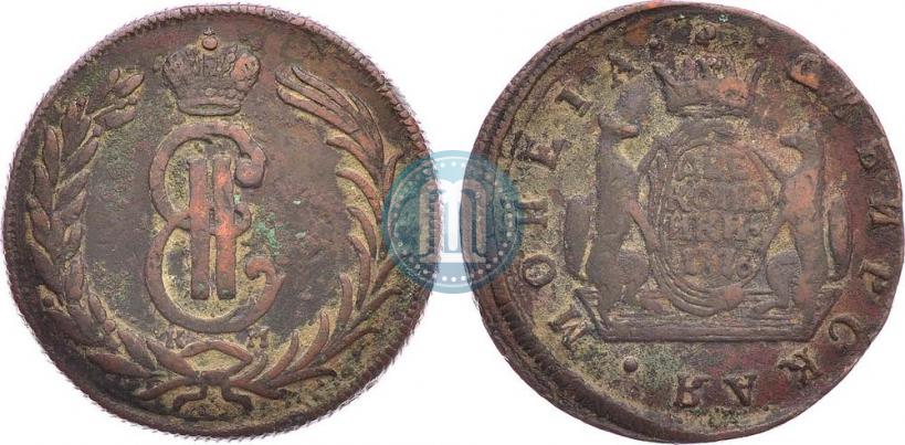 Picture 2 kopecks 1776 year КМ 