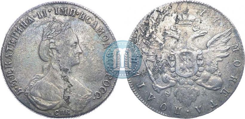 Picture Poltina 1777 year СПБ-ФЛ 