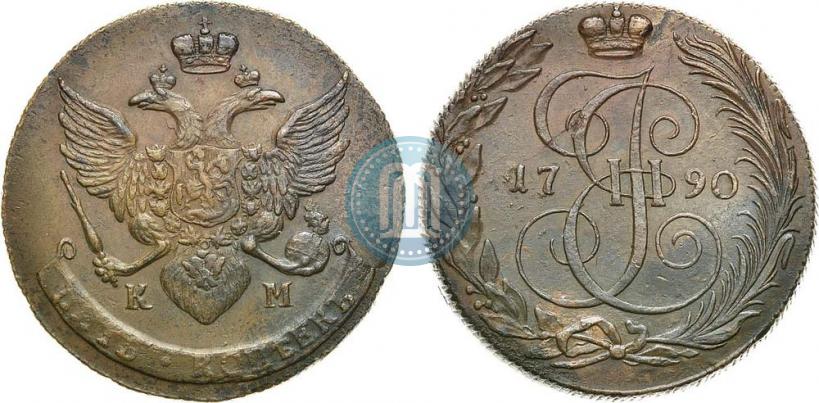 Picture 5 kopecks 1790 year КМ 