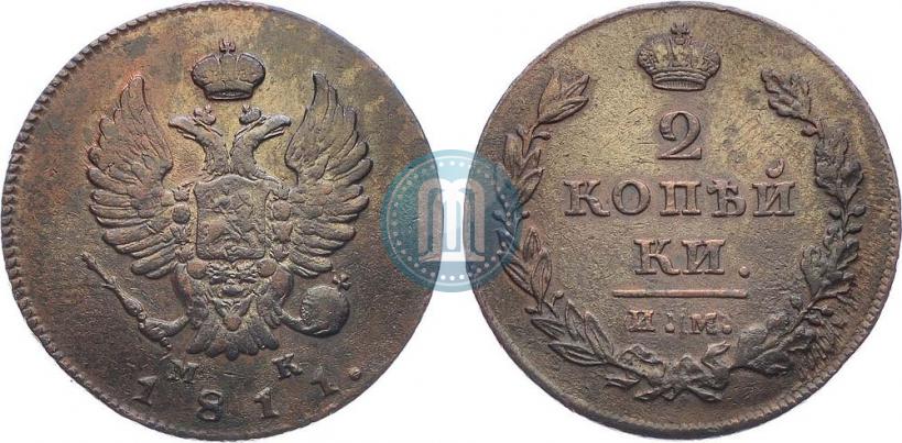 Picture 2 kopecks 1811 year ИМ-МК 