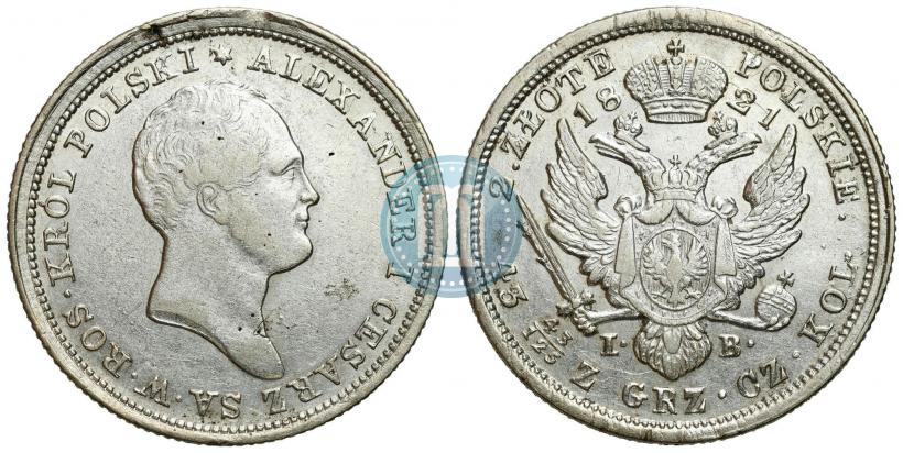 Picture 2 złote 1821 year IB 