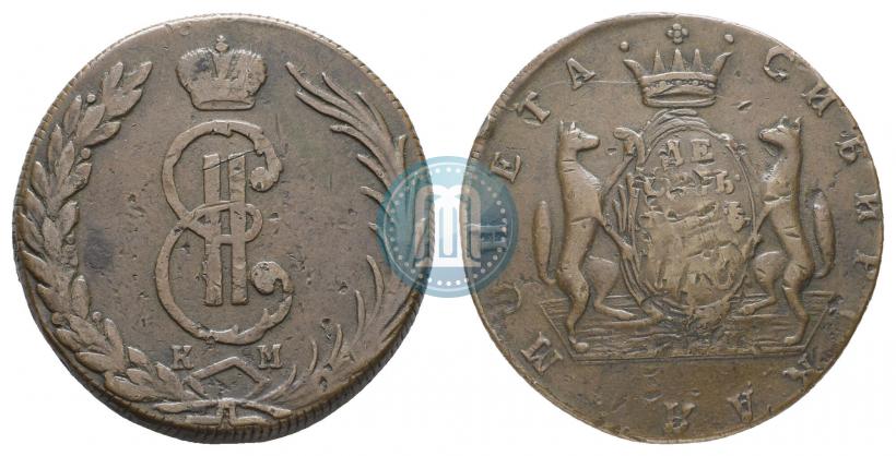 Picture 10 kopecks 1780 year КМ 