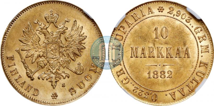 Picture 10 markkaa 1882 year S 