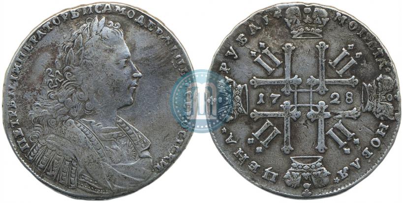 Фото 1 рубль 1728 года  "Тип 1728"