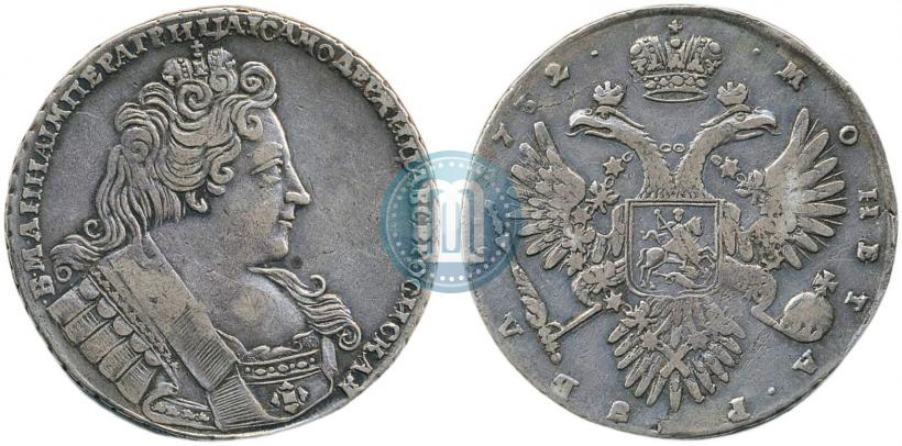 Фото 1 рубль 1732 года  