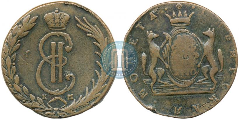 Фото 10 копеек 1770 года КМ 